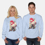 The Tiger of West Junior High-unisex crew neck sweatshirt-hypertwenty