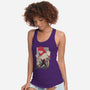 The Tiger of West Junior High-womens racerback tank-hypertwenty