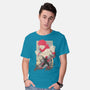 The Tiger of West Junior High-mens basic tee-hypertwenty