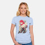 The Tiger of West Junior High-womens fitted tee-hypertwenty