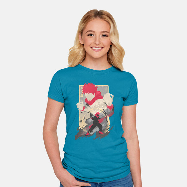 The Tiger of West Junior High-womens fitted tee-hypertwenty
