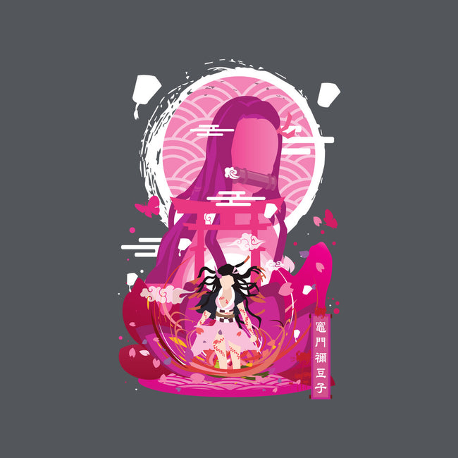 Nezuko Negative Space-womens basic tee-SwensonaDesigns