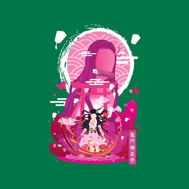 Nezuko Negative Space-womens basic tee-SwensonaDesigns