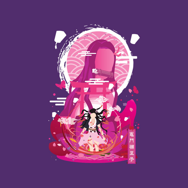 Nezuko Negative Space-womens basic tee-SwensonaDesigns