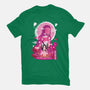Nezuko Negative Space-womens fitted tee-SwensonaDesigns