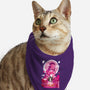 Nezuko Negative Space-cat bandana pet collar-SwensonaDesigns