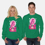 Nezuko Negative Space-unisex crew neck sweatshirt-SwensonaDesigns