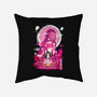 Nezuko Negative Space-none non-removable cover w insert throw pillow-SwensonaDesigns