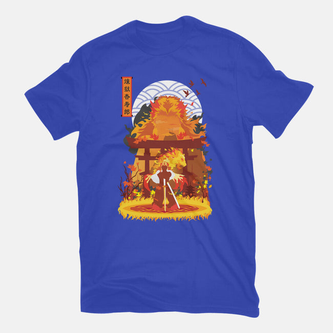 Kyojuro Rengoku-womens fitted tee-SwensonaDesigns