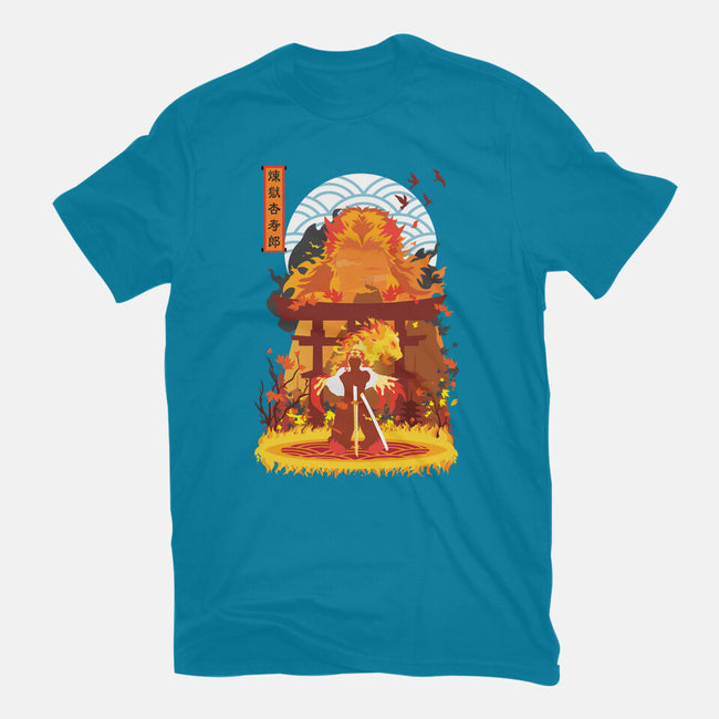 Kyojuro Rengoku-unisex basic tee-SwensonaDesigns