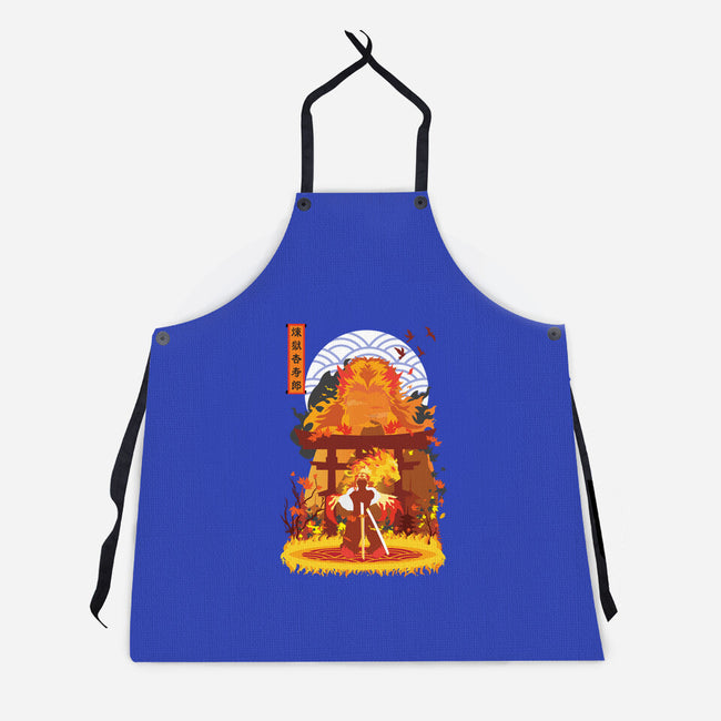 Kyojuro Rengoku-unisex kitchen apron-SwensonaDesigns