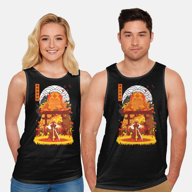 Kyojuro Rengoku-unisex basic tank-SwensonaDesigns