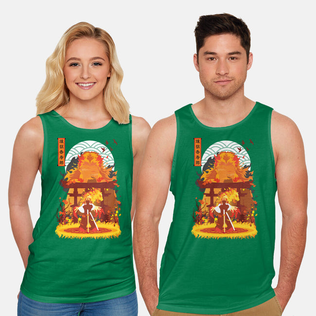 Kyojuro Rengoku-unisex basic tank-SwensonaDesigns