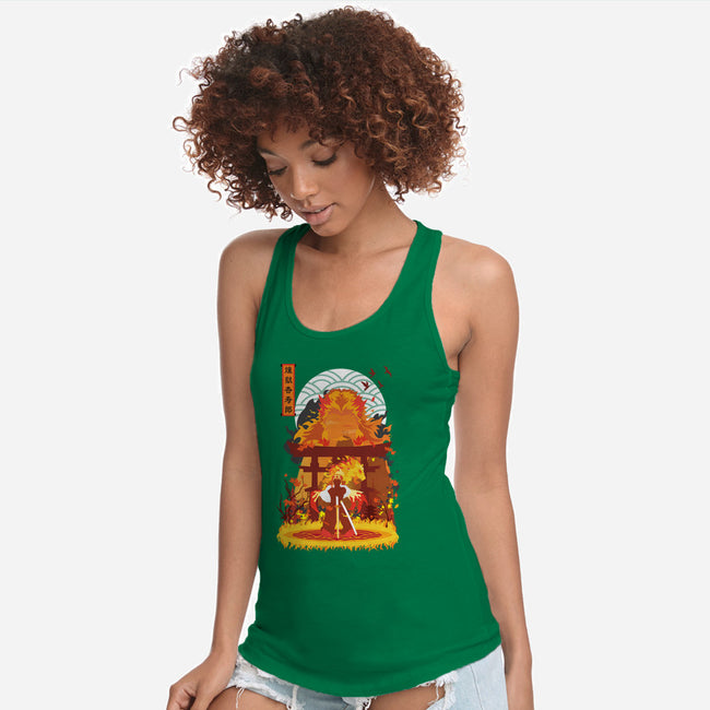 Kyojuro Rengoku-womens racerback tank-SwensonaDesigns