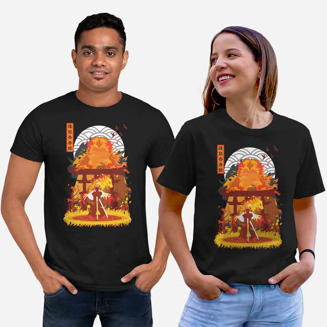 Kyojuro Rengoku-unisex basic tee-SwensonaDesigns