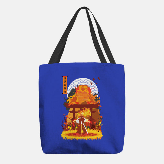 Kyojuro Rengoku-none basic tote-SwensonaDesigns