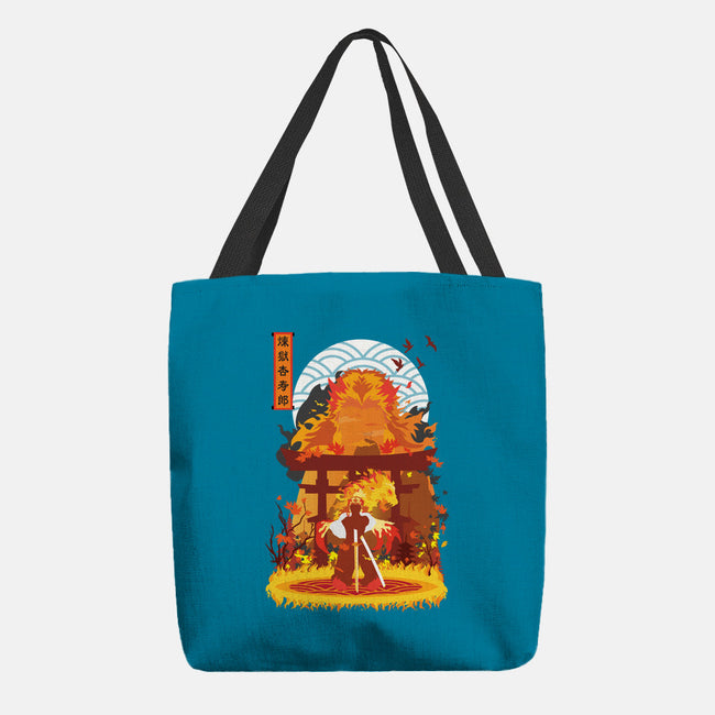 Kyojuro Rengoku-none basic tote-SwensonaDesigns