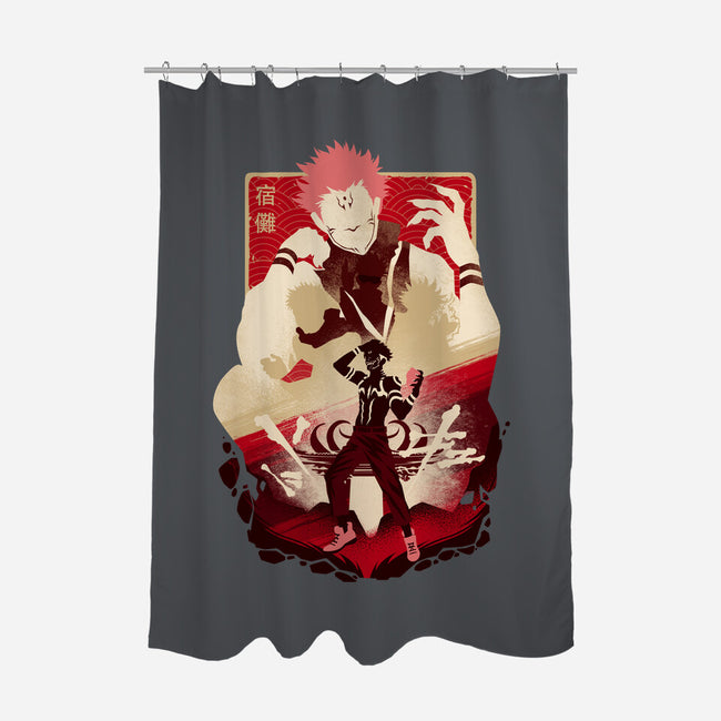 King Of Curses-none polyester shower curtain-hypertwenty