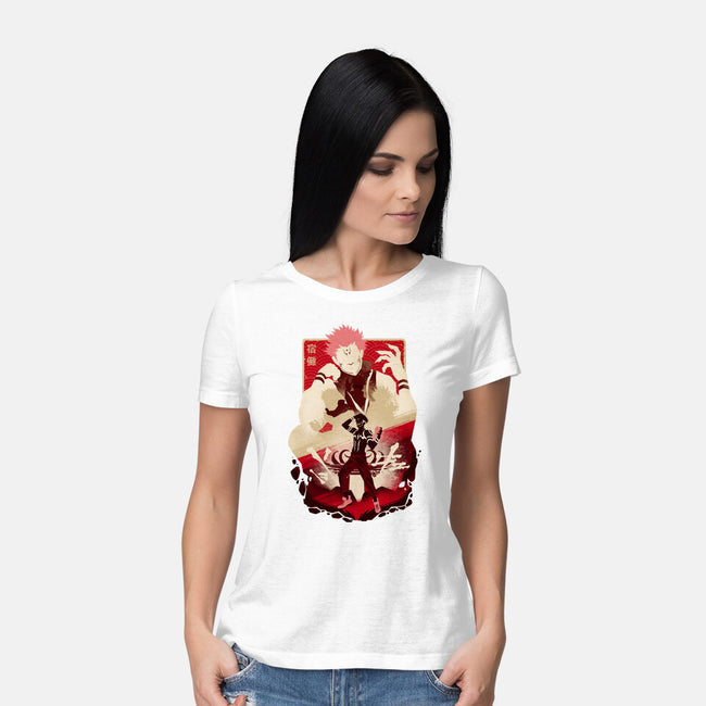 King Of Curses-womens basic tee-hypertwenty