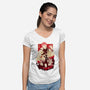King Of Curses-womens v-neck tee-hypertwenty