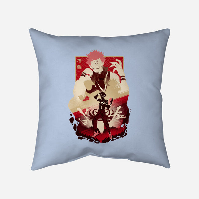 King Of Curses-none removable cover throw pillow-hypertwenty