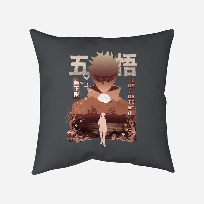 Gojo Satoru-none non-removable cover w insert throw pillow-hirolabs