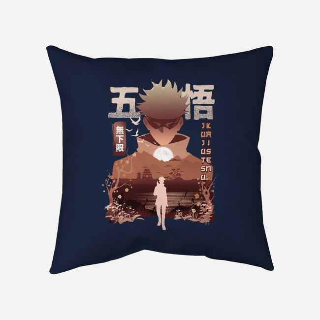 Gojo Satoru-none non-removable cover w insert throw pillow-hirolabs