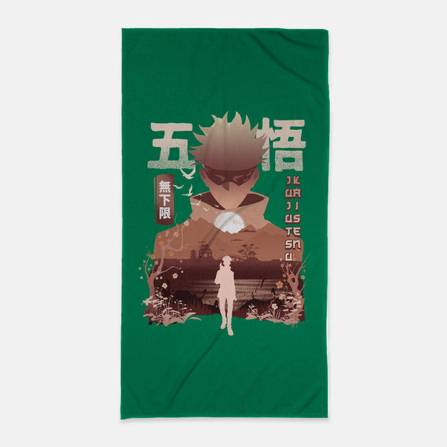Gojo Satoru-none beach towel-hirolabs