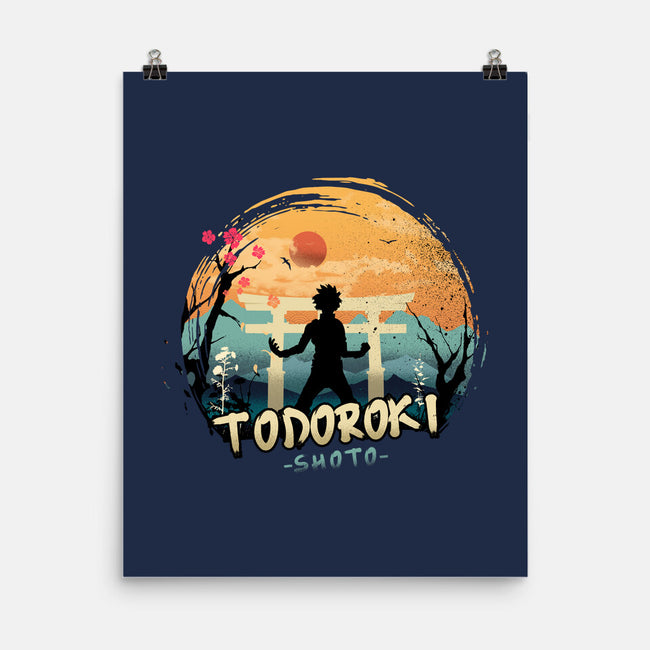 Shoto Todoroki-none matte poster-hirolabs
