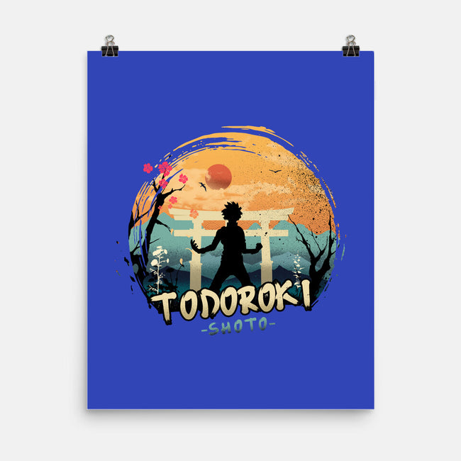 Shoto Todoroki-none matte poster-hirolabs