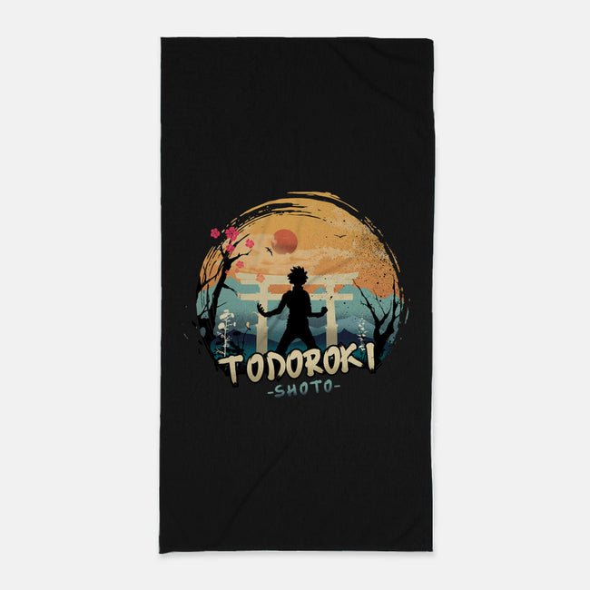 Shoto Todoroki-none beach towel-hirolabs