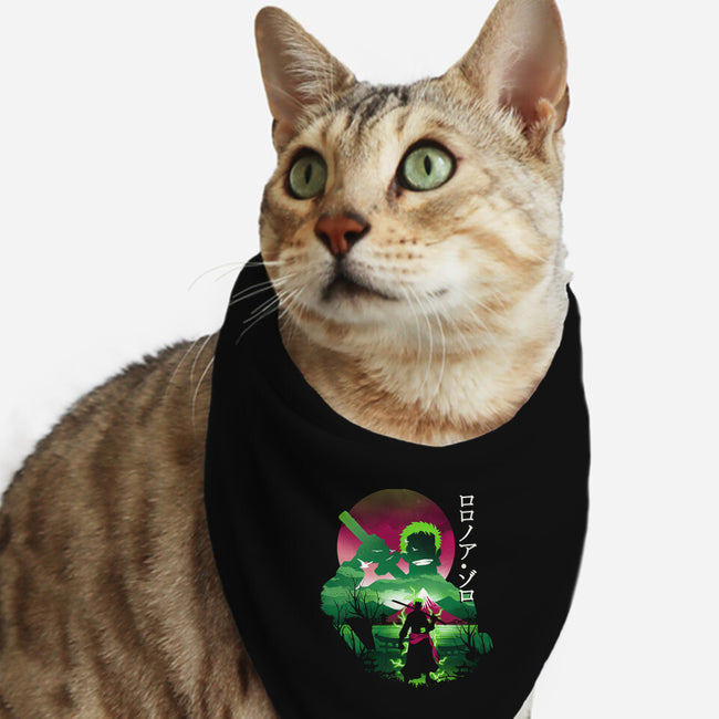 Zoro Landscape-cat bandana pet collar-dandingeroz