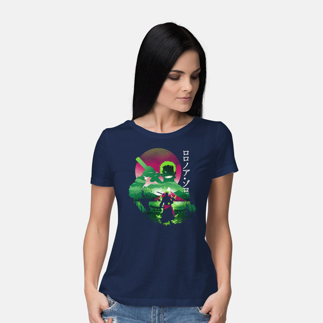 Zoro Landscape-womens basic tee-dandingeroz