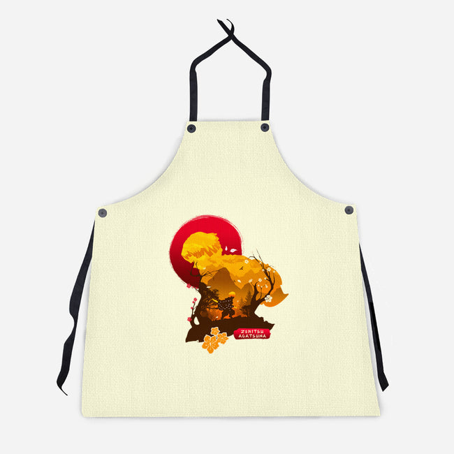 Zenitsu-unisex kitchen apron-hirolabs