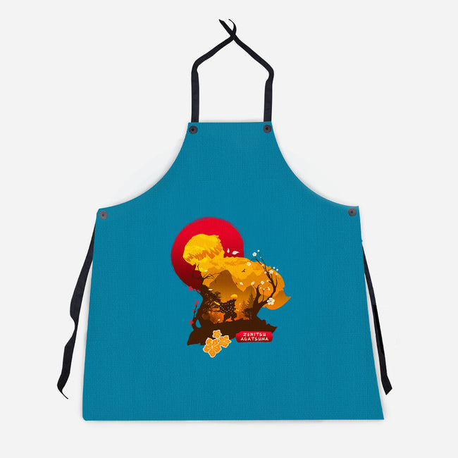 Zenitsu-unisex kitchen apron-hirolabs