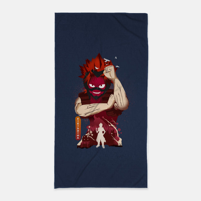 Red Riot-none beach towel-hirolabs