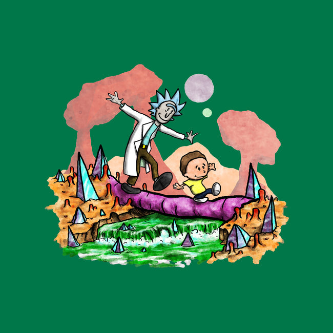 Look Morty!-none removable cover w insert throw pillow-NightWolf Studios