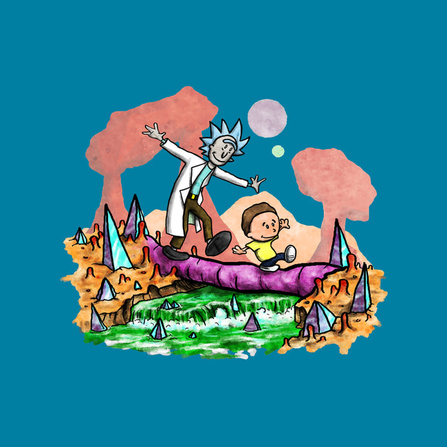 Look Morty!-none removable cover w insert throw pillow-NightWolf Studios