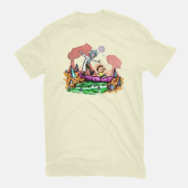 Look Morty!-mens premium tee-NightWolf Studios