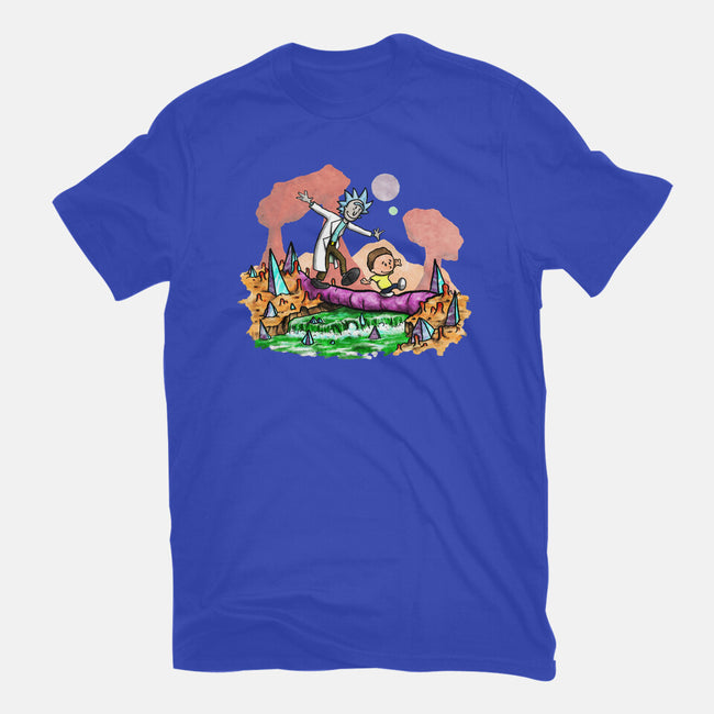Look Morty!-mens premium tee-NightWolf Studios