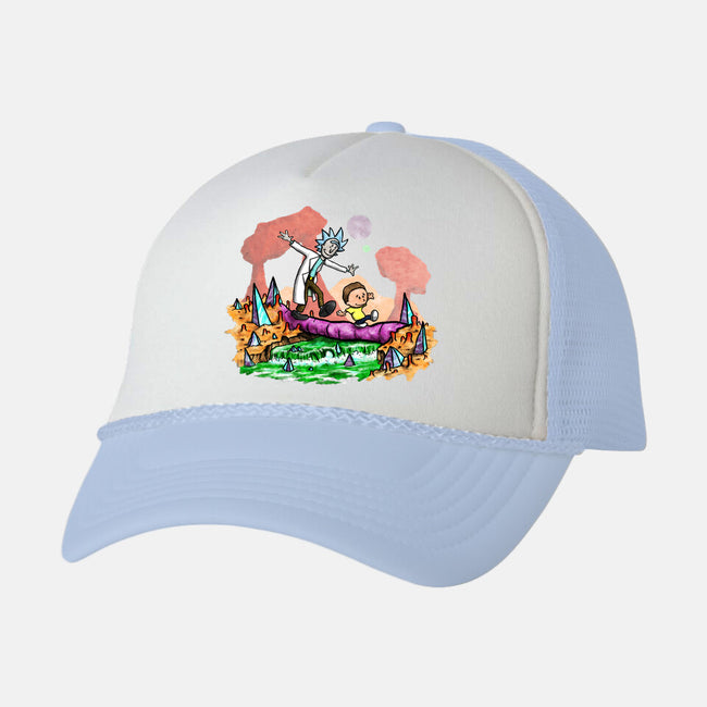 Look Morty!-unisex trucker hat-NightWolf Studios