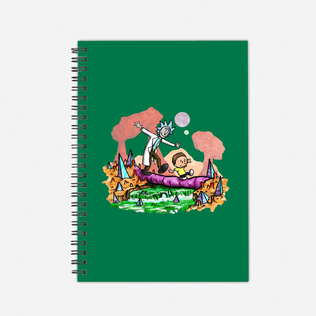 Look Morty!-none dot grid notebook-NightWolf Studios