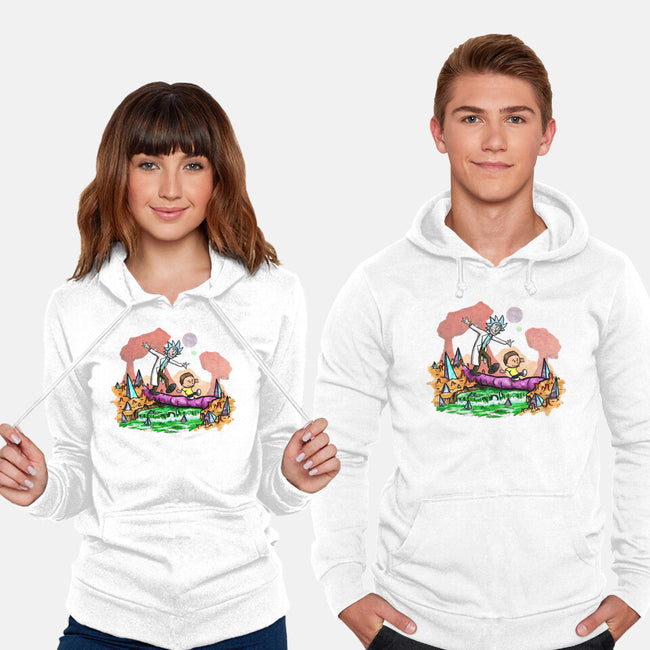 Look Morty!-unisex pullover sweatshirt-NightWolf Studios