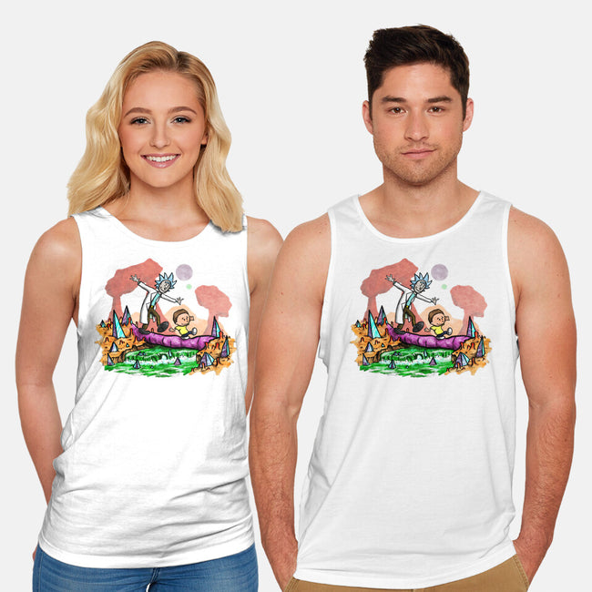 Look Morty!-unisex basic tank-NightWolf Studios