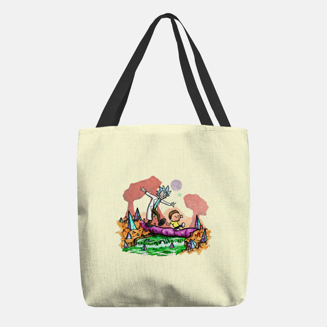 Look Morty!-none basic tote-NightWolf Studios