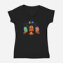 Ghost Stories-womens v-neck tee-spiritgreen