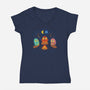 Ghost Stories-womens v-neck tee-spiritgreen