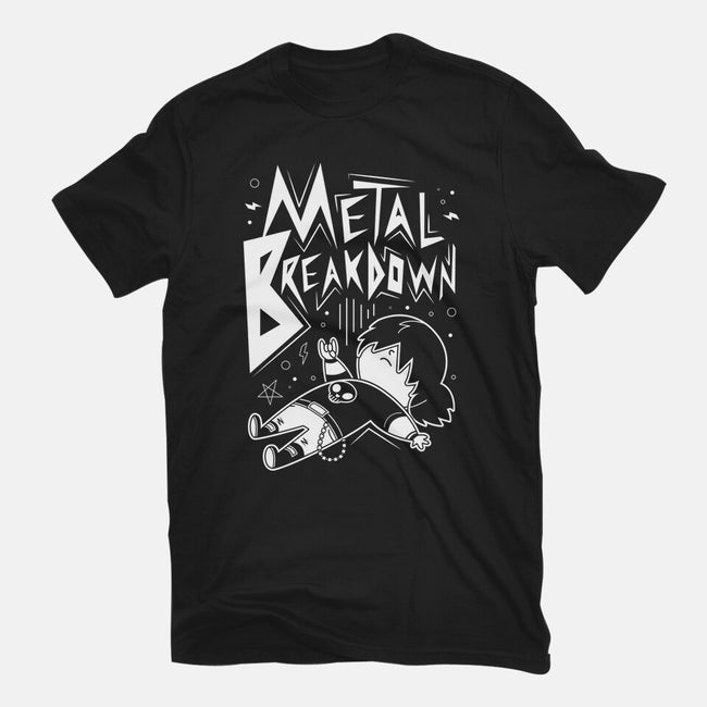 Metal Breakdown-mens heavyweight tee-Domii