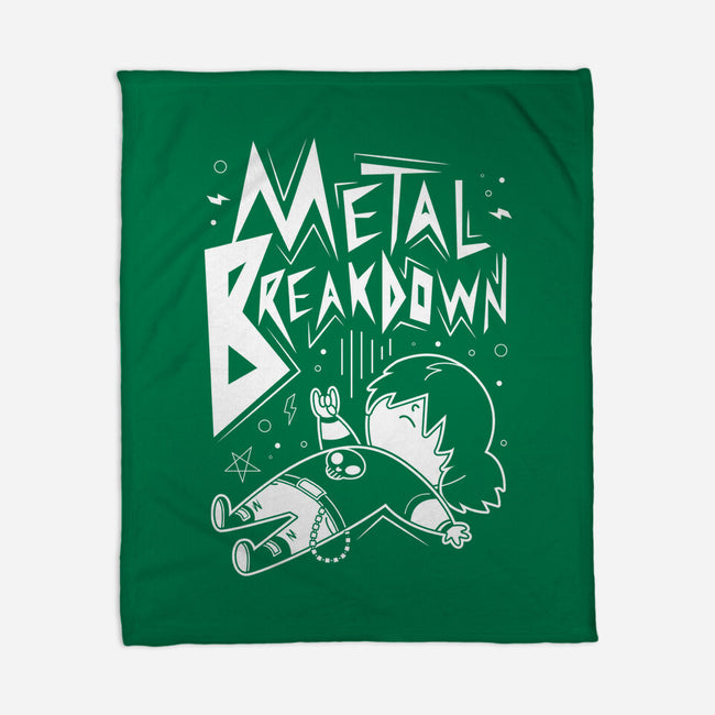 Metal Breakdown-none fleece blanket-Domii