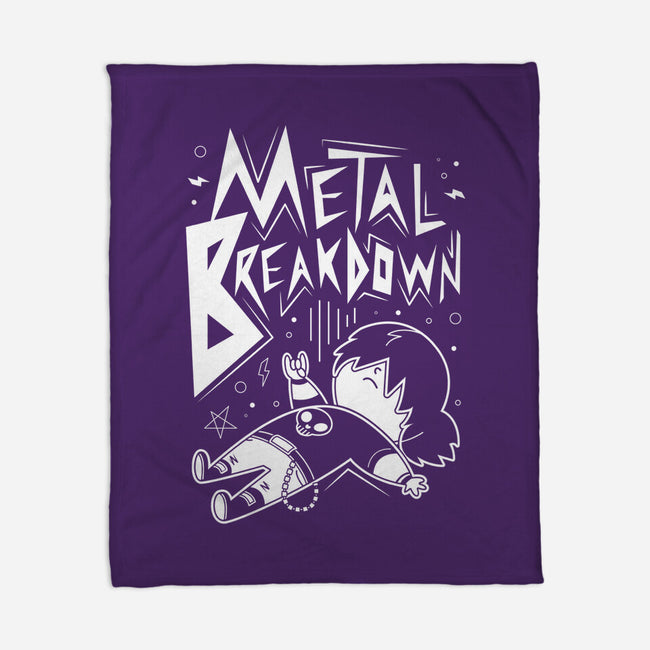 Metal Breakdown-none fleece blanket-Domii